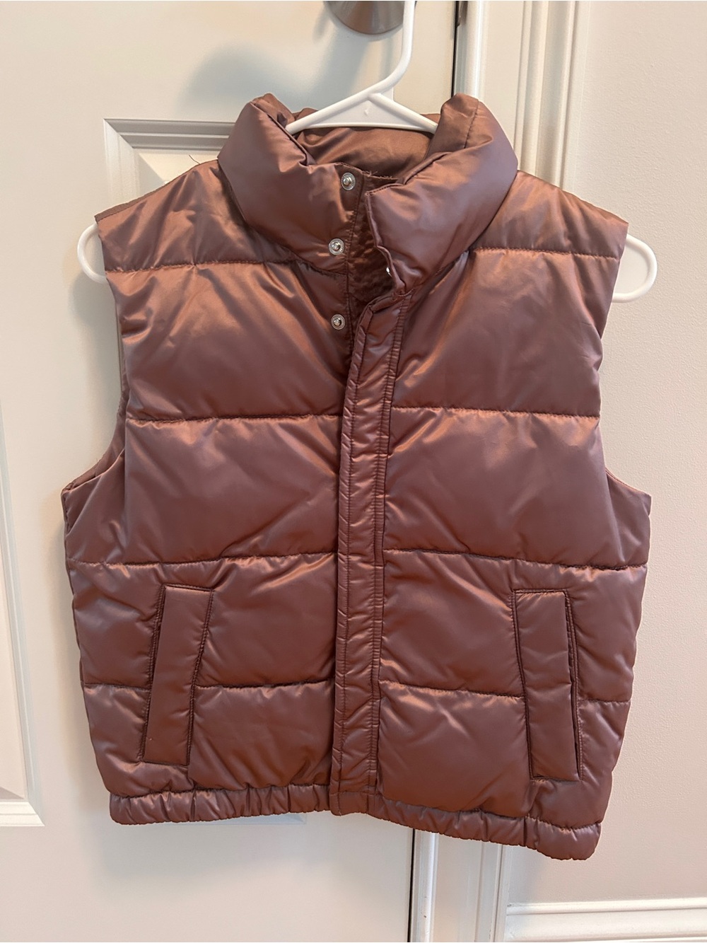 Target Brown Quilted Kids Puffer Vest